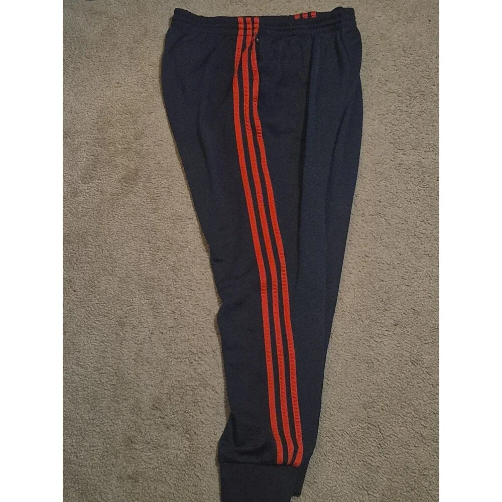 Adidas Originals Superstar Cuffed Track Pants Red Black Mens Size XL